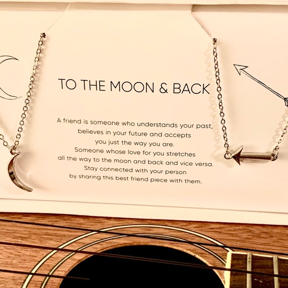 🆕 Gemma Simone To the Moon and Back necklace pair - Picture 3 of 5